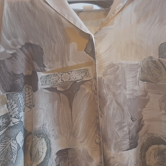 Vintage satin blouse - Picture 3 of 3